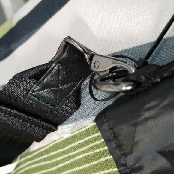 Kipling Minta Shoulder Bag In Black Printed K Pattern - Picture 10 of 13